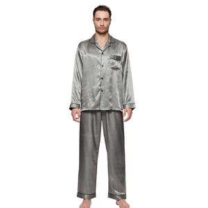 Hot Sale Wholesale <b>Pajamas</b> <b>Set</b> <b>for</b> <b>Men</b> and Women Silk Satin Couple <b>Pajama</b> <b>Set</b> Couples Matching <b>Pajama</b> - Product Image 1