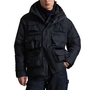 Premium Insulated Water Resistant Wading <b>Jacket</b> <b>Men</b> Vintage Fishing <b>Utility</b> OEM Custom Heritage Americana Outerwear Heavy Duty - Product Image 2