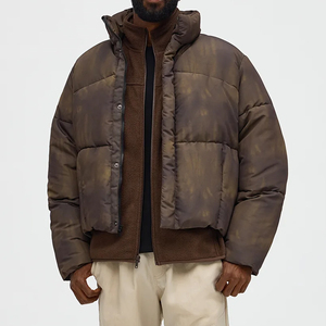 <b>Top</b> Quality Mens <b>Bubble</b> Puffer Jacket ODM Service 2026 Bulk Supply Custom Branding Stylish Warm Winter Wear - Product Image 3