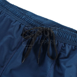 Lightweight Breathable Fabric <b>Mid</b> Waist Sporty Design Men Gym Shorts for Training and Daily Activity Use - Product Image 4