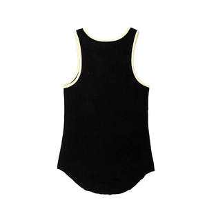 Débardeur en tricot uni à col rond pour homme, coupe ajustée, vêtements de sport décontractés - Product Image 3