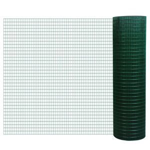 Rete Metallica Rivestita in PVC per Recinzione di Giardini e Allevamenti, Zincata per Polli e Conigli - Product Image 1