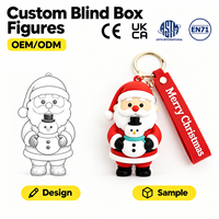 Porte-clés mousqueton anime personnalisé, ensemble 3D avec dragonne, étanche, léger, imprimé UV, de luxe, vente en gros, breloques, jouets, lot