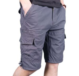 comfortable daily casual mens shorts outdoor utility pockets cotton <b>blend</b> cargo shorts everyday outdoor casual wear - Product Image 6