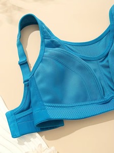 Wide Band Sport Bra | Lifting <b>Compression</b> Gym Bralette | Premium Elasticity Performance Training Sportswear Crop <b>Top</b> - Product Image 4