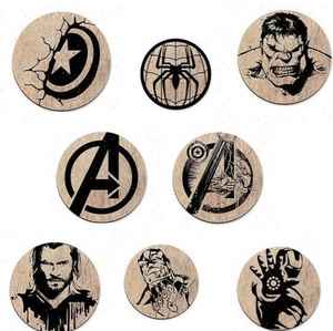 Juego de Posavasos de Madera Personalizados - Estilo Zen Asiático, No Tóxicos y Resistentes al Calor, Reutilizables y Ecológicos, con Grabado Láser - Product Image 2