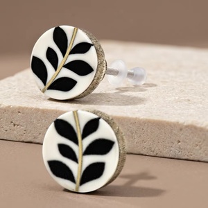 Beads Art Modern Handmade Flower Pull Handle for Wardrobe Kitchen Bedroom Bathroom Living Room Home <b>Office</b> Cabinets & <b>Drawers</b> - Product Image 1