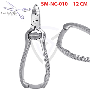 Stainless Steel Nail Clipper Metal <b>Cuticle</b> Cutter Ergonomic Grip Pedicure <b>Tool</b> for Salon and Home Use - Product Image 3