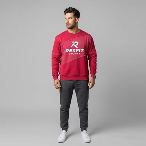 Sweat-shirt décontracté uni pour homme, fabriqué au Pakistan, sweat-shirts de qualité supérieure pour adultes, sweat-shirts respirants pour homme - Product Image 1