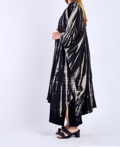 Abaya longue en polyester respirant de style turc, magnifique, noire, traditionnelle islamique, pour femmes saoudiennes, Dubaï 2026 - Product Image 5