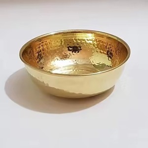 Tazón de Servir Minimalista de Metal, Tazón de Acero Inoxidable para Alimentos, Vajilla Contemporánea para Cocina y Comedor, Plato para Servir Ensaladas y Frutas - Product Image 2