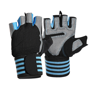 Vente flash - Gants de musculation à demi-doigts, protection pour la musculation, la gym, le fitness, antidérapants, respirants, personnalisés, de haute qualité - Product Image 5