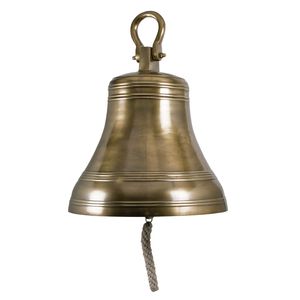 Campana Náutica de Pared de Latón Puro Pulido de Alta Calidad para Decoración Exterior, Interior e Industrial - Product Image 2