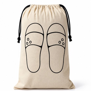 Canvas Polyester Drawstring Bags <b>Small</b> <b>Draw</b> String Makeup Bag Sublimation Custom With Logo Drawstring Bag Customised drawstring - Product Image 1