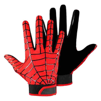 Guantes de Fútbol Americano Personalizados con Sublimación Universitaria, Diseño Personalizado, Guantes de Práctica de Fútbol Americano para Ropa Deportiva Unisex