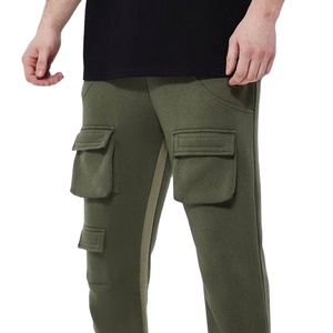 Pantalones casuales hechos a medida para hombre, pantalones de chándal acampanados ligeros de algodón 100% lavados, pantalones de chándal de gran tamaño para hombre 2026 - Product Image 2