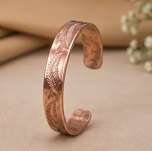 Bracelet et jonc en cuivre réglables, bijoux faits main de luxe avec personnalisation, NEHA ENTERPRISES, cadeaux promotionnels originaux - Product Image 4