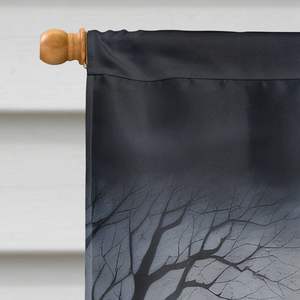 Grand drapeau de maison d'Halloween en polyester multicolore, bannière de cour effrayante, œuvre d'art pour mur décoratif de poteau de manche de porche - Product Image 3