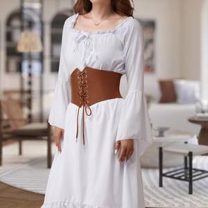 High quality Wholesale Hot Sale <b>Women</b> Leather Corset High Quality Material Streetwear Fashion Top - Product Image 3