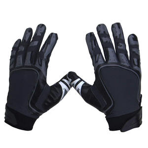 Guantes Deportivos Negros y Blancos para Exteriores con Palma Antideslizante, Estilo Clásico para Equipamiento de Fútbol - Product Image 4