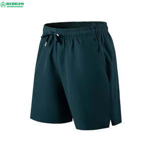 Pantalones Cortos Deportivos Casuales de Verano para Hombre, de Lona/Cotton, Cintura Alta, Cierre con Cordón, Secado Rápido, Logotipo Bordado en 3D en la Parte Delantera, Personalizados - Product Image 5