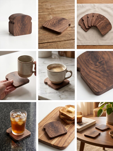 Posavasos de Madera Artesanal con Forma de Toste, Regalo Único - Product Image 5