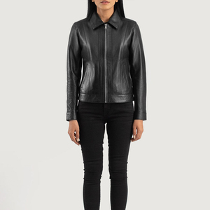 Veste en cuir pour femme, vente en gros, veste en cuir PU tendance pour femme, veste en cuir de haute qualité - Product Image 2