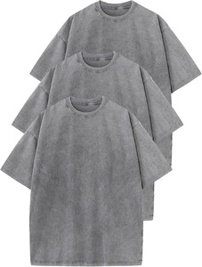 Oversized <b>Tshirts</b> for Men's Acid Wash Cotton Tee Shirts Baggy Boyfriend Vintage Streetwear Tops <b>tshirt</b> - Product Image 6