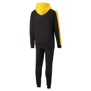 Ensemble de survêtement unisexe gris surdimensionné en polyester et coton respirant, avec sweat à capuche et short, style décontracté et respirant pour le printemps - Product Image 5