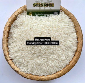 Meilleur Prix Riz Blanc ST25 Long Grain 5% Brisures Récolte Nouvelle du Sud du Mékong Séché Exporté du Vietnam Contactez Grace Pham - Product Image 1