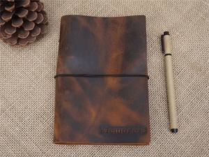 Diario de Viaje, Cubierta de Cuaderno de Cuero, Estuche Recargable, Porta Cuadernos, Estilos Vintage NBC-0046 - Product Image 6