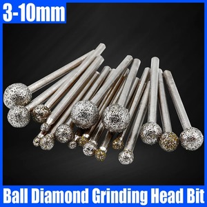 INSTRUMENTS CHIRURGICAUX BAFA Manuels Ergonomiques 3-10mm 60 #   Têtes de meulage diamantées Grit Ball, embouts à aiguille, fraises, outils de gravure et de sculpture - Product Image 6
