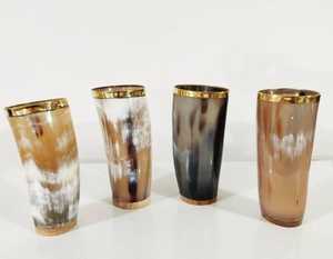 Nouveau Verre à Boire en Corne Style Viking Personnalisé Gravé à la Main pour Vin, Bière, Ale et Mead – Modèle Haut de Gamme - Product Image 2