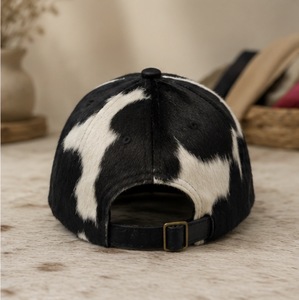 Casquette de baseball en fausse fourrure, imitant un motif animal, unisexe, réglable, chapeau tendance, à porter en toutes saisons - Product Image 5