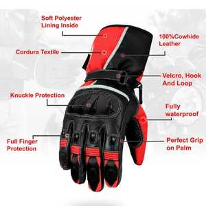 Low MOQ Wholesale Biker Gloves New Arrival Leather Gloves Best Material Leather Gloves Latest Design Leather Gloves In New Stock - Product Image 6