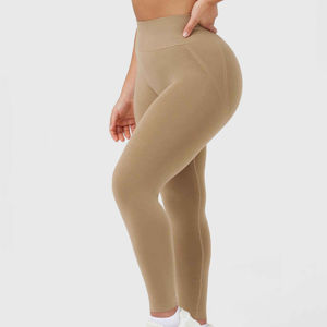 Leggings transpirables para mujer, de alta calidad, para entrenamiento activo, yoga, fitness, cintura alta, con servicio OEM. - Product Image 1