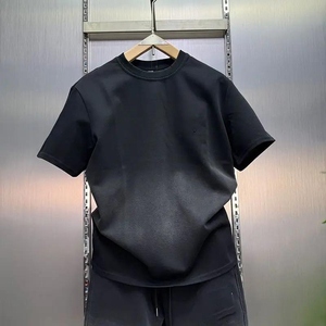 Conjunto casual de alta calidad para hombre con lavado ácido, conjunto completo a la moda, pantalones teñidos, cómodo conjunto de 2 piezas, camiseta y pantalones para hombre - Product Image 6