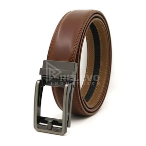 High Quality cowhide leather belt Wholesale Handmade Genuine Leather custom leather belt buckle Men's Belt Custom Luxury - Product Image 2