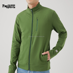 OEM Men's <b>Jackets</b> Wholesale Thick Heavy French Terry Cotton Breathable Men's <b>jackets</b> zip up Form Pakistan - Product Image 3