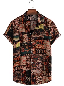 เสื้อยืดฮาวายผู้ชายแบบใหม่ ตัดเย็บเอง สวมใส่สบาย ไม่ยับ คุณภาพพรีเมียม ราคาขายส่ง เสื้อยืดฮาวายผู้ชาย - Product Image 3