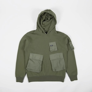 Sudaderas con Capucha Negras para Hombre 2023, Sudaderas de Moda Urbana Hip Hop, Sudadera Informal con Capucha y Manga Larga para Hombre, Ropa Urbana con Bolsillos Tipo Cargo - Product Image 1