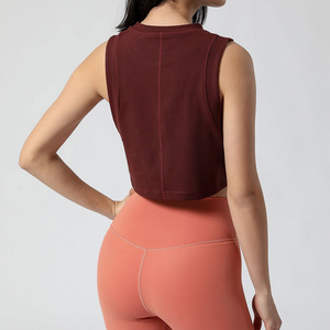 Camiseta Deportiva Ajustada para Mujer, Estilo Racerback, Transpirable, Ropa Casual para Gimnasio - Product Image 5