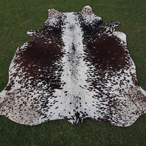 Alfombra de piel de vaca de lujo, alfombra de cuero genuino de piel de vaca para decoración de sala de estar, alfombra de piel de vaca natural. - Product Image 4