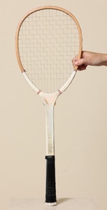 Raqueta de Bádminton de Madera Unisex Personalizable en Todos los Tamaños y Colores, con Empuñadura Suave Antideslizante, Red Resistente y Logotipo Personalizado - Product Image 4