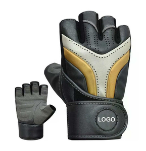 Custom Logo Gym Workout <b>Gloves</b> Anti Slip Weightlifting <b>Gloves</b> for Bodybuilding Fitness and Cross Training Factory - Product Image 3