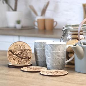 Hot Sale Wooden Coaster Reusable <b>Drink</b> Cup Mat Heat Resistant Table Protection for Home Kitchen Coffee <b>Shop</b> At Reasonable Price - Product Image 3