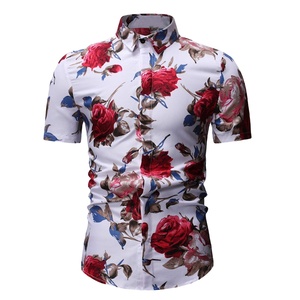 <b>Men's</b> Autumn Casual Short Sleeve Solid Eco-Friendly <b>Belt</b> Closure 100% Cotton Breathable Quick Dry OEM Wholesale Custom Design - Product Image 5