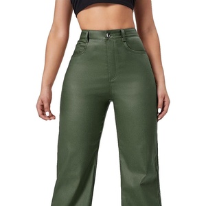 Pantalon de streetwear d'hiver pour femme, en toile de haute qualité, séchage rapide, taille élastique, motif uni, décontracté, faible MOQ, respirant - Product Image 6