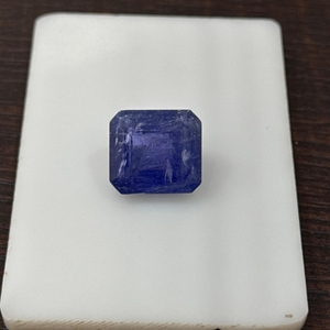 Pierre précieuse naturelle Tanzanite bleue de Tanzanie, taille octogonale, 29,43 carats, chauffée, qualité commerciale, pierre en vrac pour pendentif, pierre naturelle avec inclusions - Product Image 1