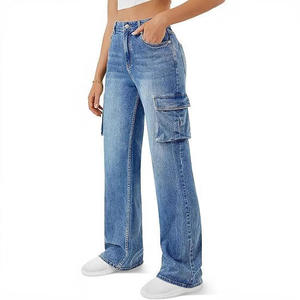 Jeans en gros pour femmes, denim extensible, jeans déchirés pour femmes, coupe ajustée, longueur intégrale, jeans papillon pour femmes - Product Image 5